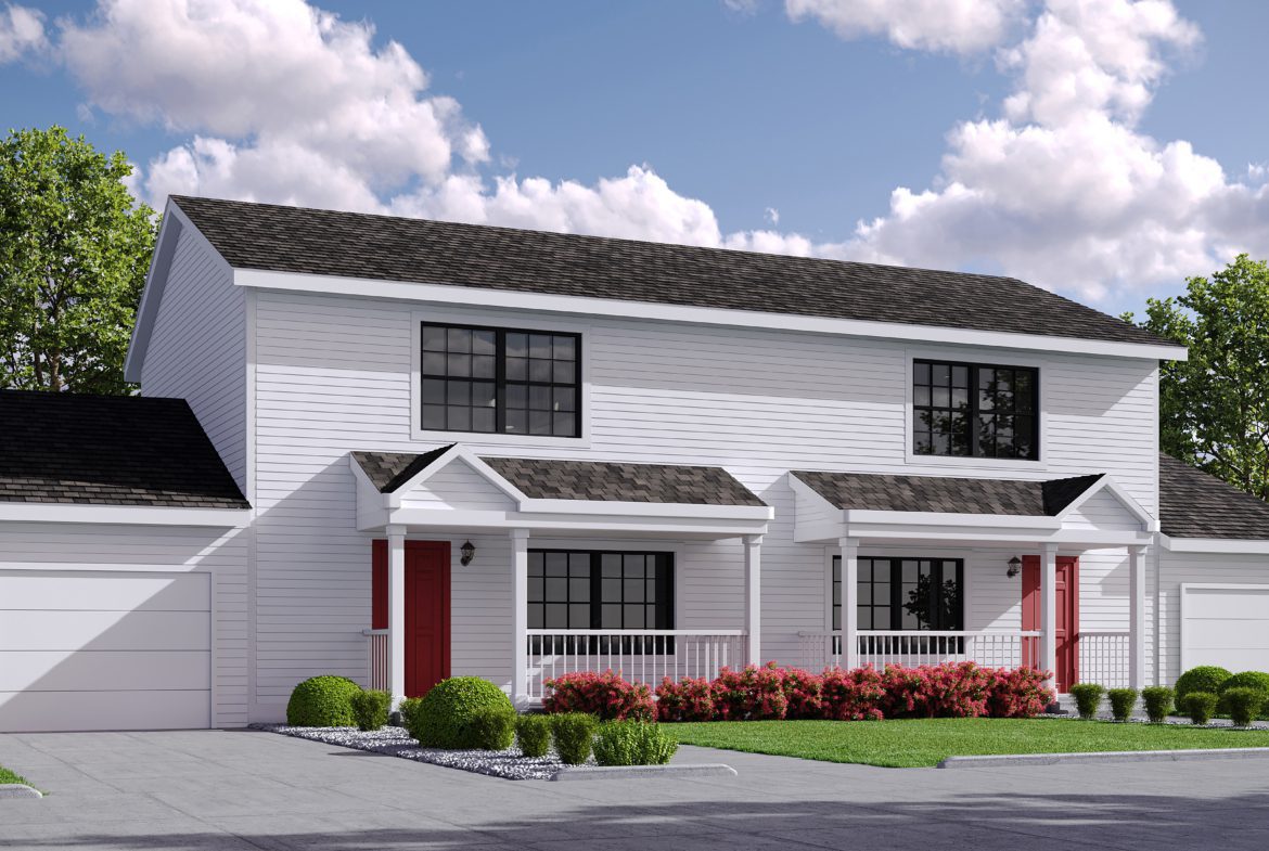 Townhome Duplex - Carriage Custom Homes - Modular Homes - townhome duplex, carriage custom homes