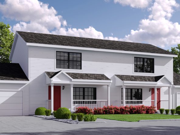 Townhome Duplex - Carriage Custom Homes - Modular Homes - townhome duplex, carriage custom homes